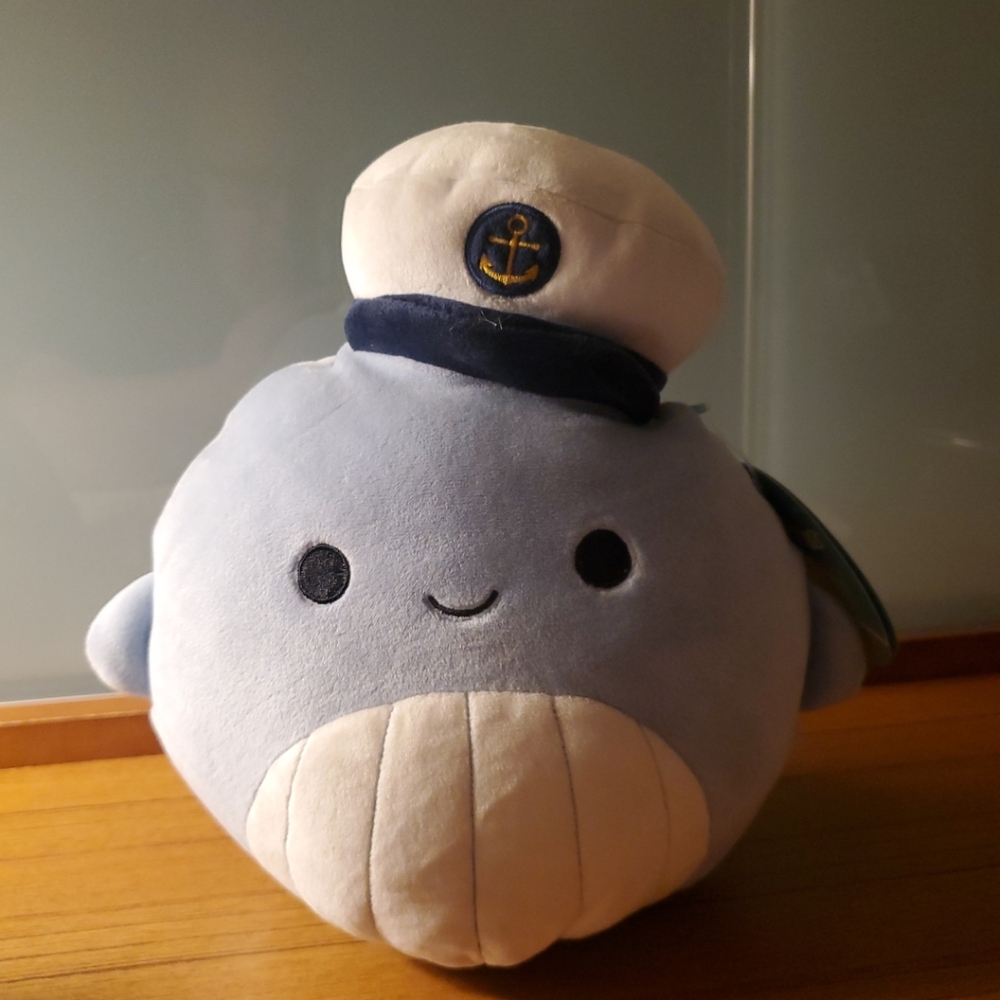 Squishmallows Light Blue Sailor Plush